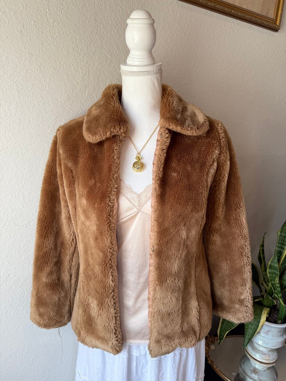 Vintage Faux Fur Jacket